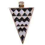 Zinc Alloy Enamel Pendants, Triangle, Customized nickel, lead & cadmium free Approx 2-3mm 