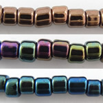 Granos de la semilla redonda japonés, Vidrio, Esférico, chapado, más colores para la opción, Grado AAA, 1x1.5mm, agujero:aproximado approx0.5-1mm, aproximado 135000PCs/Bolsa, Vendido por Bolsa