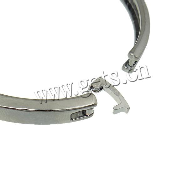 Zink Legierung Strass Armbänder, Zinklegierung, plattiert, Kundenindividuell & mit Strass, keine, frei von Nickel, Blei & Kadmium, 24.5x43x5mm, Länge:6.5 ZollInch, verkauft von Strang