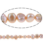 Baroque Cultured Freshwater Pearl Beads, natural, light purple, Grade AA, 7-8mm Approx 0.8mm .5 Inch 