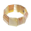 Agate bracelet, facettes Environ 7.5 pouce, Vendu par brin