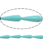 Synthetic Turquoise Beads, Teardrop Approx 1mm Inch 