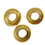 Zinc Alloy Spacer Beads, Donut, plated nickel, lead & cadmium free 