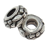 Zinc Alloy Spacer Beads, Round, plated nickel, lead & cadmium free Approx 