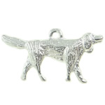 Zinc Alloy Animal Pendants, Dog, plated Approx 