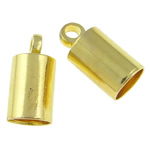 Brass End Cap, Tube, plated Approx 1.5mm 