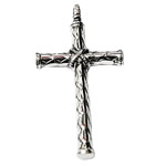 Stainless Steel Cross Pendants, blacken Approx 6mm 