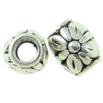 Zinc Alloy European Beads, Drum, plated, without troll Approx 4mm 