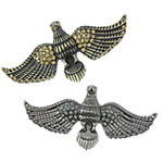 Rhinestone Zinc Alloy Ornaments, Bird, plated, flat back & with rhinestone cadmium free 