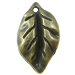 Pendentifs feuilles en alliage de zinc , plus de couleurs à choisir, protéger l'environnement, sans nickel, plomb et cadmium Environ 1.5mm, Environ Vendu par kg