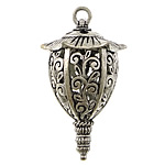 Zinc Alloy Hollow Pendants, Desk Lamp, plated Approx 3.5mm 