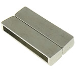 Zinc Alloy Magnetic Clasp, Rectangle, plated nickel, lead & cadmium free Approx 