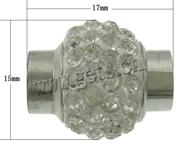 Zinklegierung Magnetverschluss, Laterne, plattiert, Kundenindividuell & mit Strass, keine, 17x15mm, Bohrung:ca. 7mm, verkauft von PC