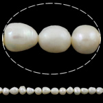 Baroque Cultured Freshwater Pearl Beads, natural, white, Grade A, 11-12mm Approx 0.8mm Approx 15 Inch 