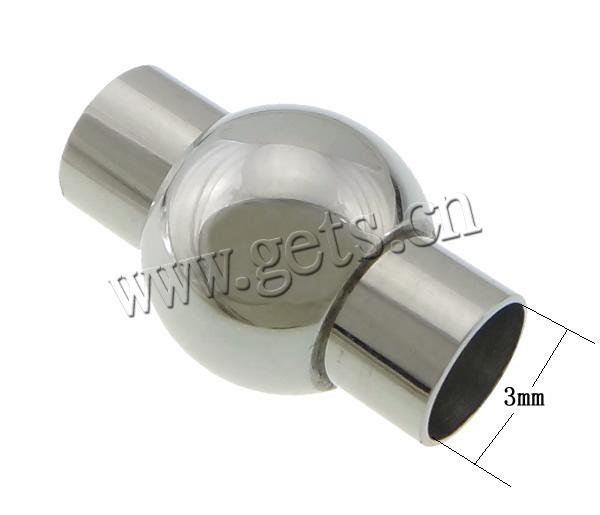 Fermeture magnétique en acier inoxydable rond, lanterne, Placage, Personnalisé, plus de couleurs à choisir, 18x9mm, Trou:Environ 3mm, Vendu par PC