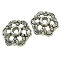 Zinc Alloy Bead Caps, Flower, plated Approx 2.5mm, Approx 