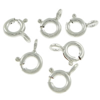 Anneau fermoir en argent, argent sterling 925, multiple tailles pour le choix, Vendu par PC