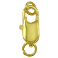 Messinghummerklauenschnalle 
, Messing, Rechteck, plattiert, keine, 4.5x17mm, Bohrung:ca. 3mm, 200PCs/Tasche, verkauft von Tasche