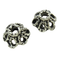 Zinc Alloy Bead Caps, Flower, plated Approx 1mm 