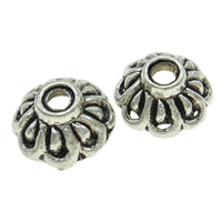 Zinc Alloy Bead Caps, Flower, plated Approx 2mm 