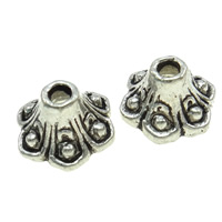 Zinc Alloy Bead Caps, Flower nickel, lead & cadmium free Approx 1.5mm 