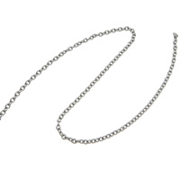 Stainless Steel Oval Chain, 316L Stainless Steel, original color Approx 