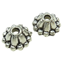 Zinc Alloy Bead Caps, Flower, plated Approx 1mm 