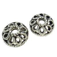 Zinc Alloy Bead Caps, Flower nickel, lead & cadmium free Approx 2mm 