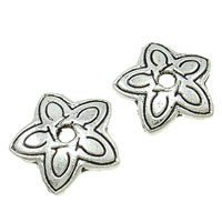 Zinc Alloy Bead Caps, Flower nickel, lead & cadmium free Approx 1.5mm 