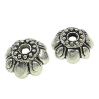 Zinc Alloy Bead Caps, Flower, plated Approx 2mm 