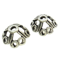 Zinc Alloy Bead Caps, Flower nickel, lead & cadmium free Approx 1.5mm, Approx 