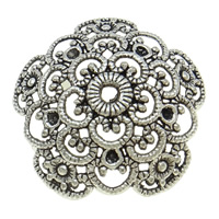 Zinc Alloy Bead Caps, Flower nickel, lead & cadmium free Approx 2.5mm, Approx 