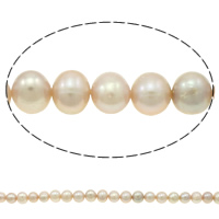 Round Cultured Freshwater Pearl Beads, natural Grade A, 7-8mm Approx 0.8mm 