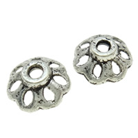 Zinc Alloy Bead Caps, Flower nickel, lead & cadmium free Approx 1.5mm, Approx 