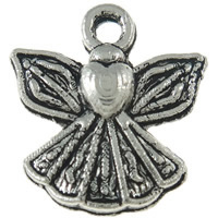 Character Shaped Zinc Alloy Pendants, Angel, plated Approx 1mm, Approx 