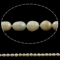 Rice Cultured Freshwater Pearl Beads, natural Grade A, 6-7mm Approx 0.8mm 