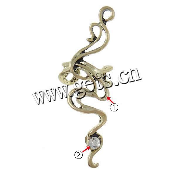 Earring Cuff and Wraps, Zinc Alloy, plated, more colors for choice, nickel, lead & cadmium free, 18.5x53mm, Sold By PC