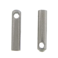 Edelstahl Endkappe, 1.5x7mm, Bohrung:ca. 0.8mm, 0.5mm, verkauft von PC