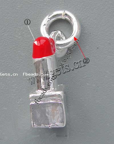 Zinc Alloy Tool Pendants, more colors for choice, 15x6mm, Hole:Approx 4mm, Sold By PC