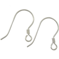 Sterling Silver Hook Earwire, 925 Sterling Silver, plated Approx 1.8mm 