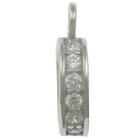 clip de pince en argent fin, argent sterling 925, Plaquage normal, plus de couleurs à choisir, Vendu par PC