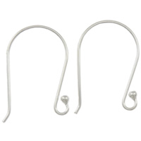 Sterling Silver Hook Earwire, 925 Sterling Silver, plated 2mm 8mm 