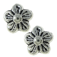 Zinc Alloy Flower Beads, plated Approx 1mm 