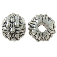 Zinc Alloy Jewelry Beads, Drum, plated Approx 3mm 