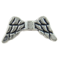 Zinc Alloy Angel Wing Beads, plated Approx 1.5mm, Approx 