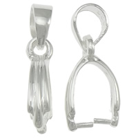 clip de pince en argent fin, argent sterling 925, Placage, plus de couleurs à choisir Environ 5mm, Vendu par PC