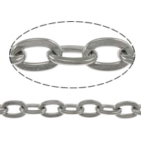 Stainless Steel Oval Chain, 316 Stainless Steel, original color Approx 