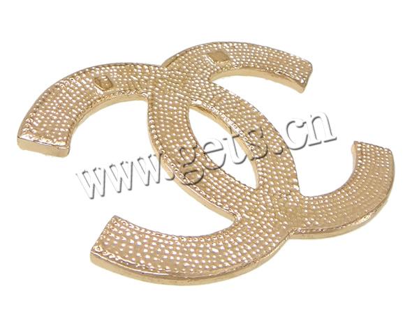 Rhinestone Zinc Alloy Ornaments, plated, flat back, more colors for choice, lead & cadmium free, 57x43x3mm, Sold By PC