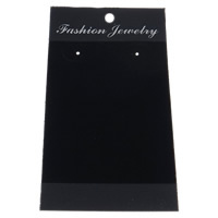 Earring Display Card, Plastic, Rectangle, Customized Approx 