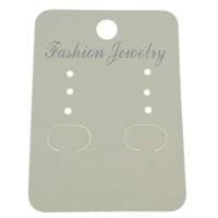 Earring Display Card, Paper, Rectangle, Customized 